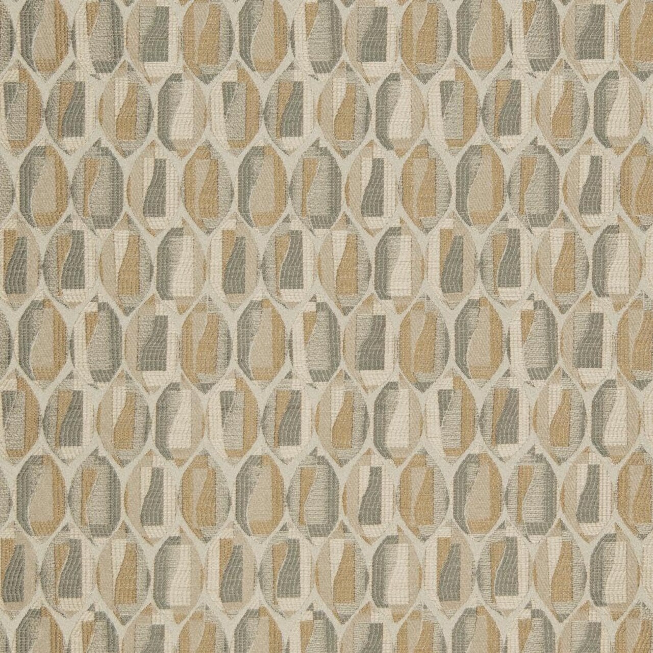 Natural Abstract Small Scale Woven Pattern Upholstery Fabric by The Yard - SKU: Tilda Sand